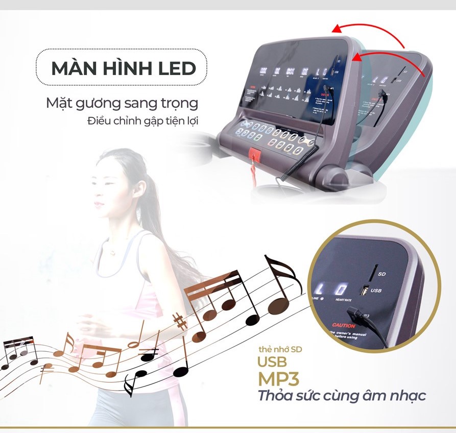 Máy Chạy Bộ Đa Năng Zasami Felice KZ-G3460