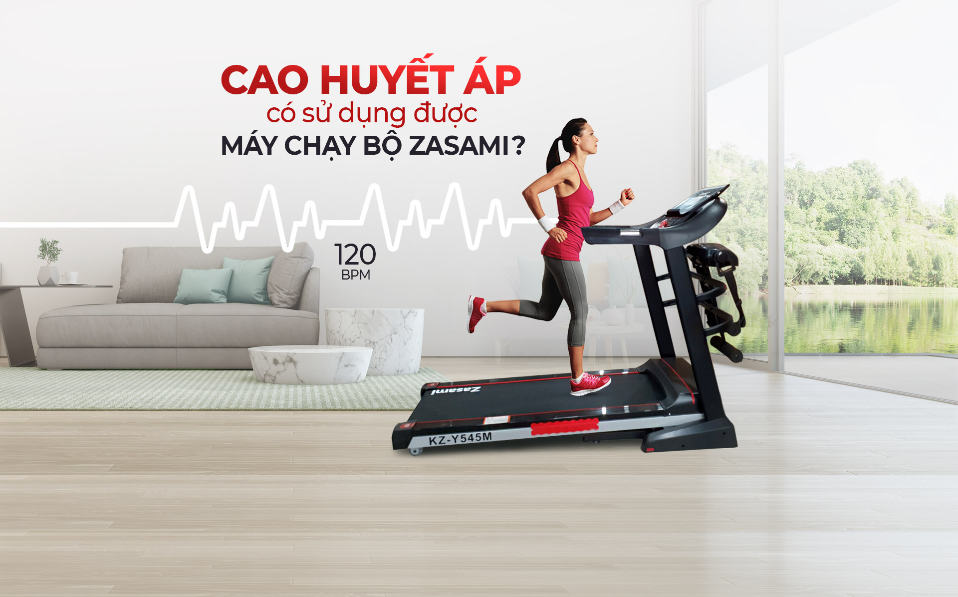 Người bị cao huyết áp có nên dùng máy chạy bộ Zasami?