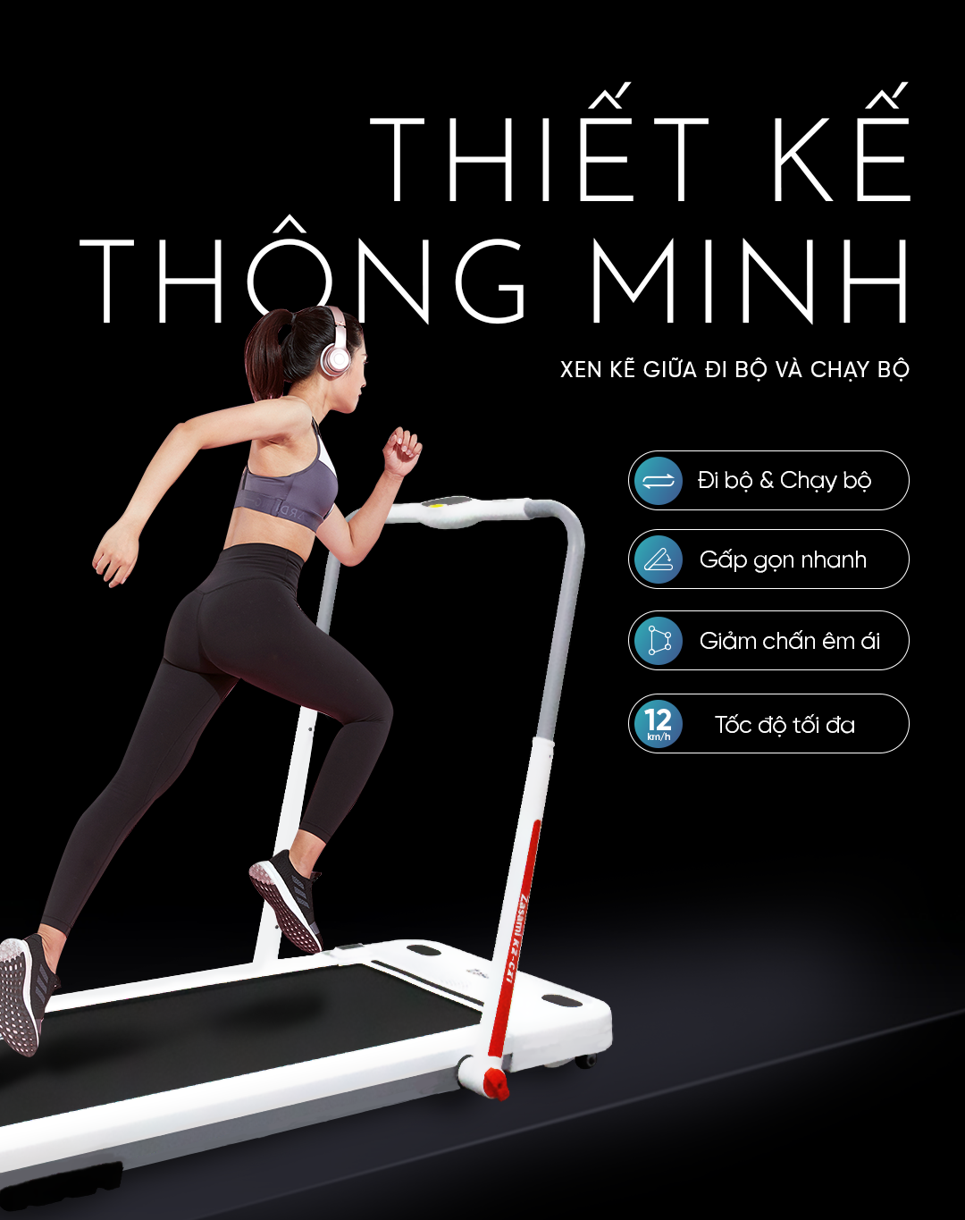 Máy Chạy Bộ Điện Zasami KZ-CX1