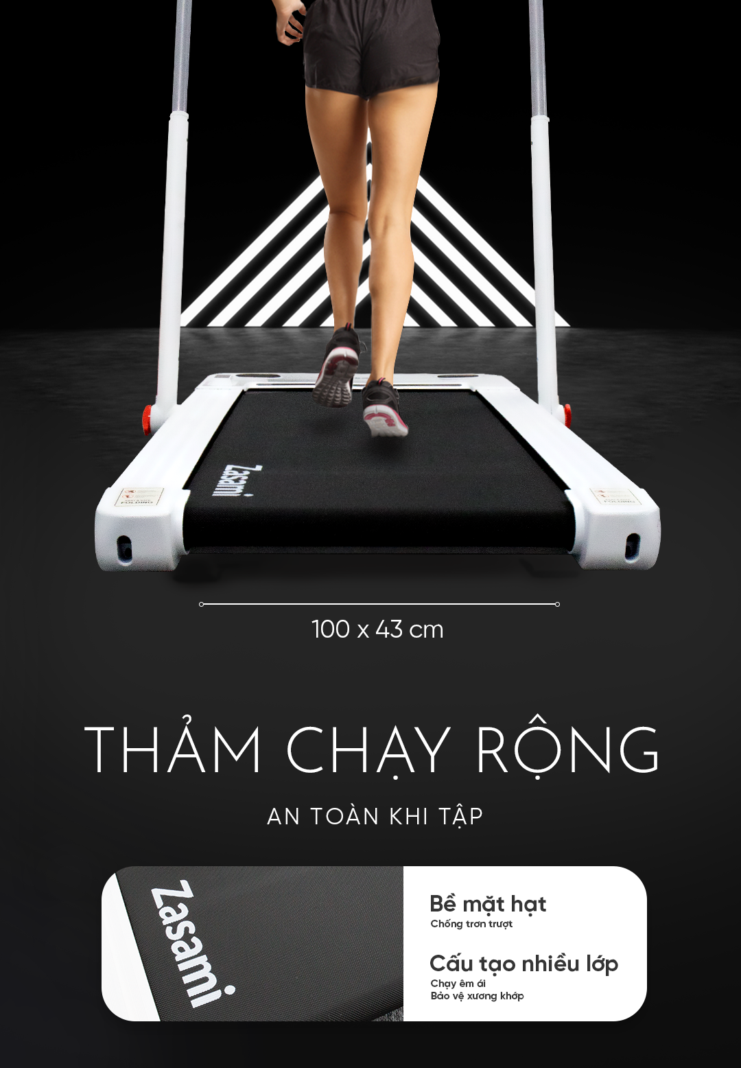 Máy Chạy Bộ Điện Zasami KZ-CX1